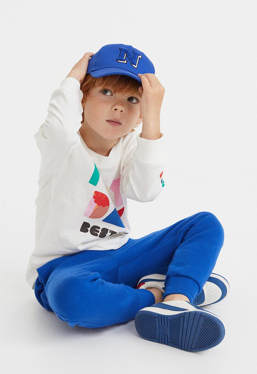 H&M - Brushed-inside joggers - cobalt blue