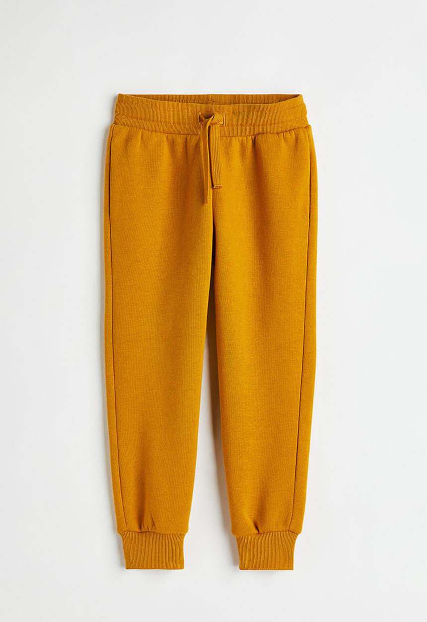 H&M - Brushed-inside joggers - dark yellow