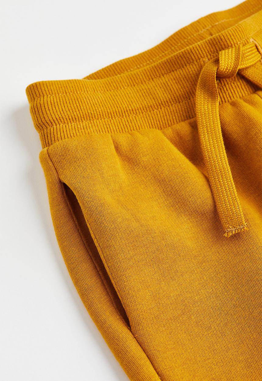 H&M - Brushed-inside joggers - dark yellow