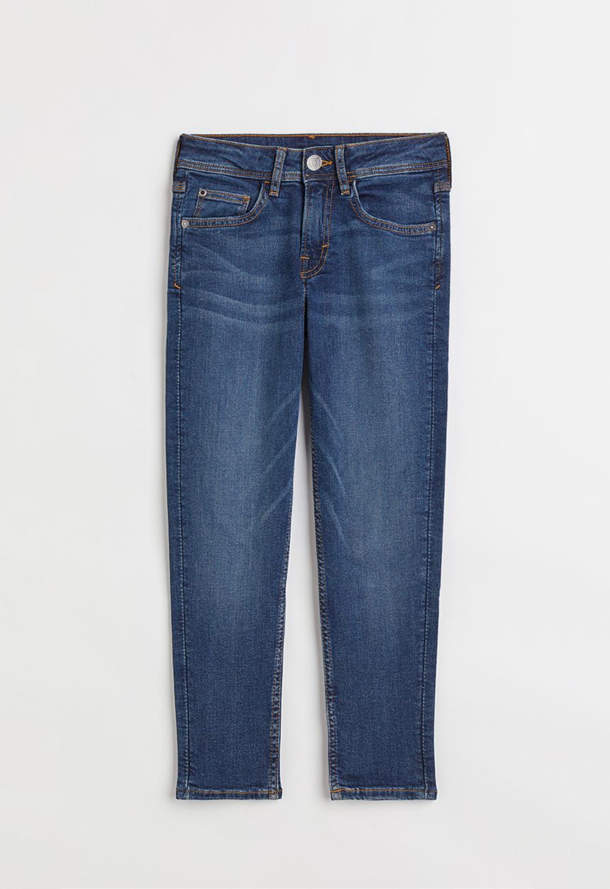 H&M - Relaxed tapered fit jeans - dark denim blue