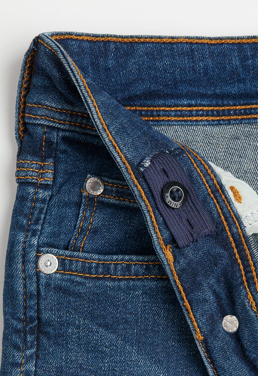 H&M - Relaxed tapered fit jeans - dark denim blue