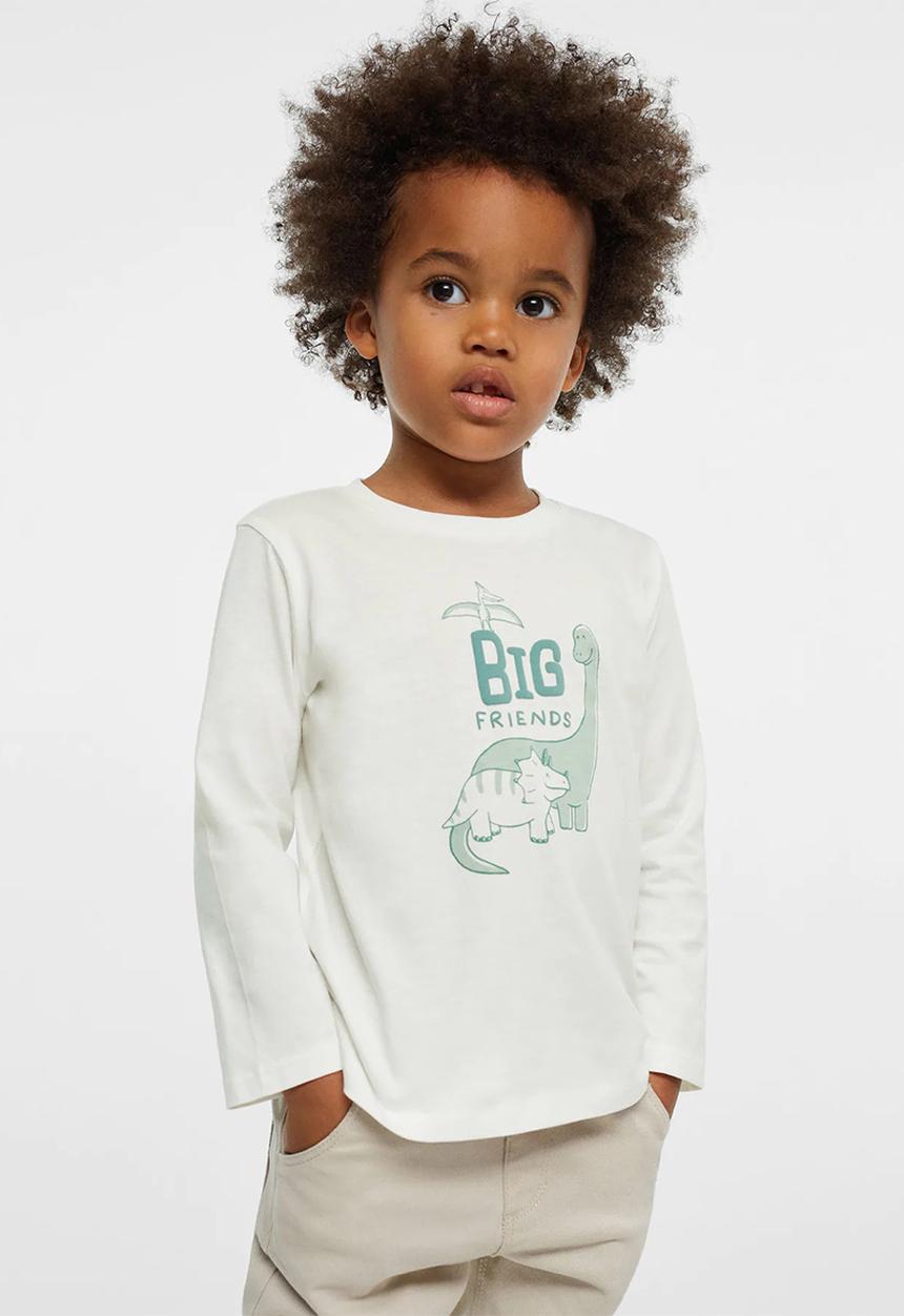 MANGO - T-shirt chef - white