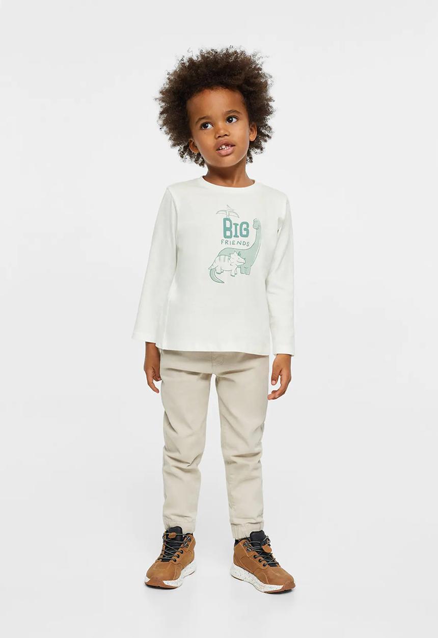MANGO - T-shirt chef - white