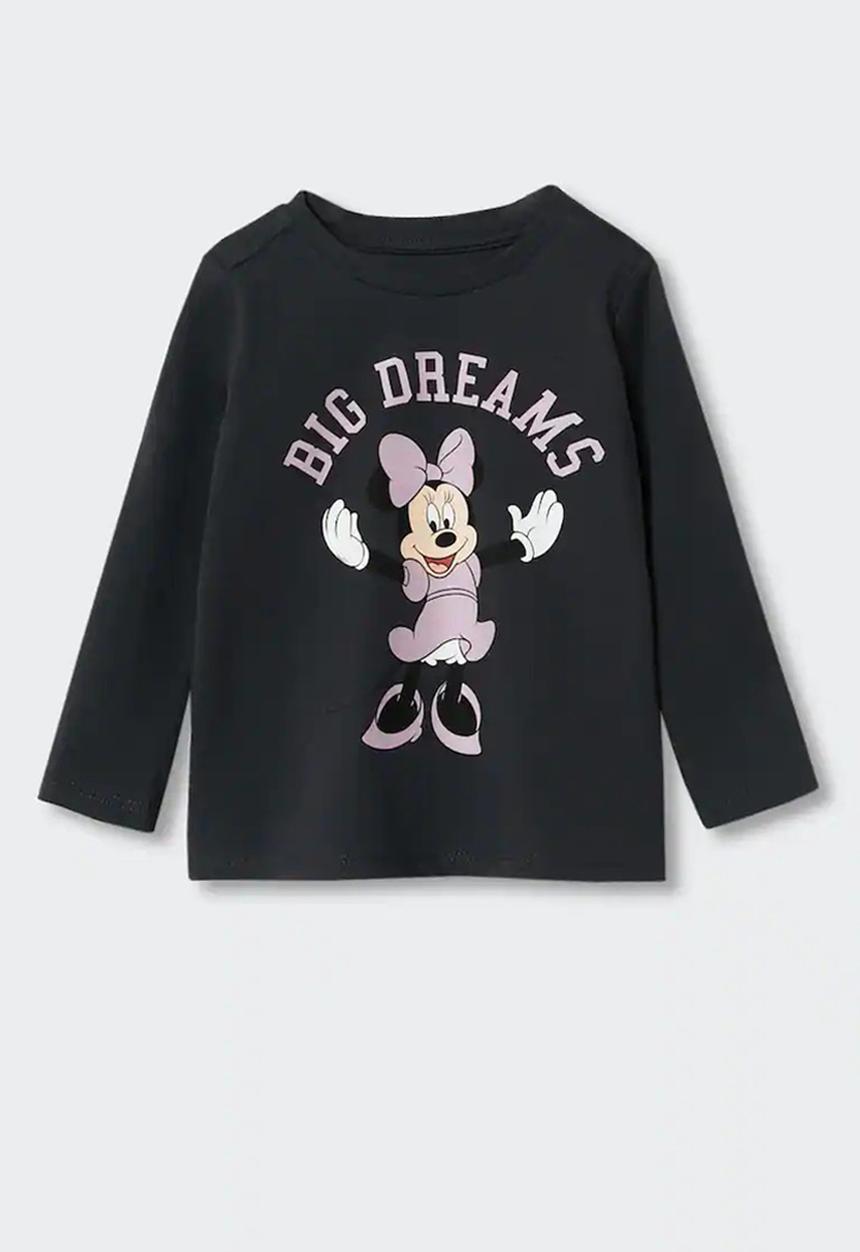 MANGO - T-shirt  mdreamsb - charcoal