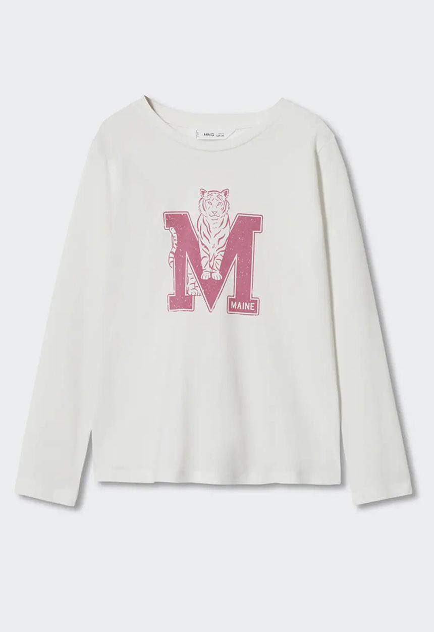 MANGO - T-shirt sheldon - white