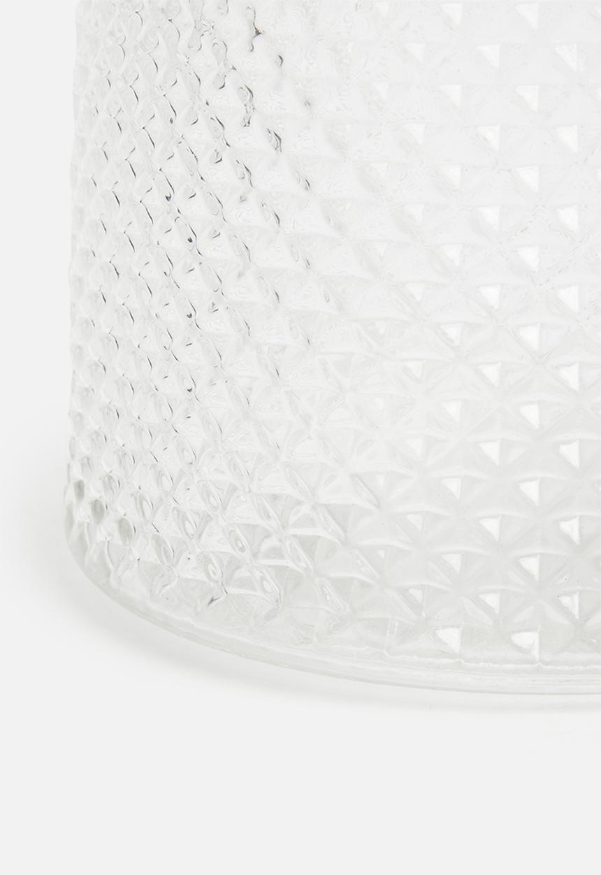 H&S - Jar vase - clear