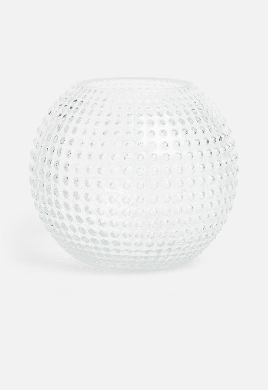 H&S - Ball vase - clear