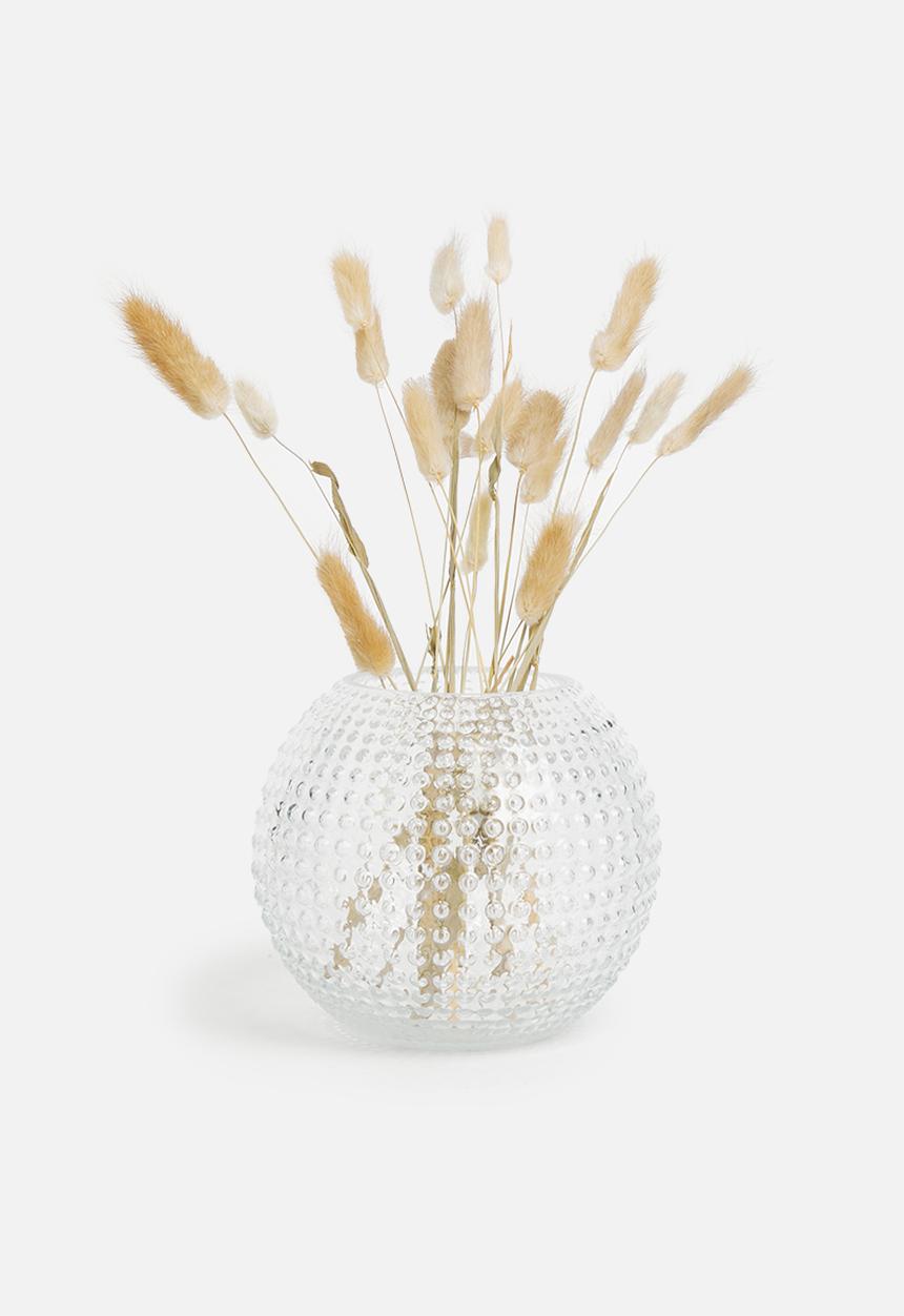 H&S - Ball vase - clear
