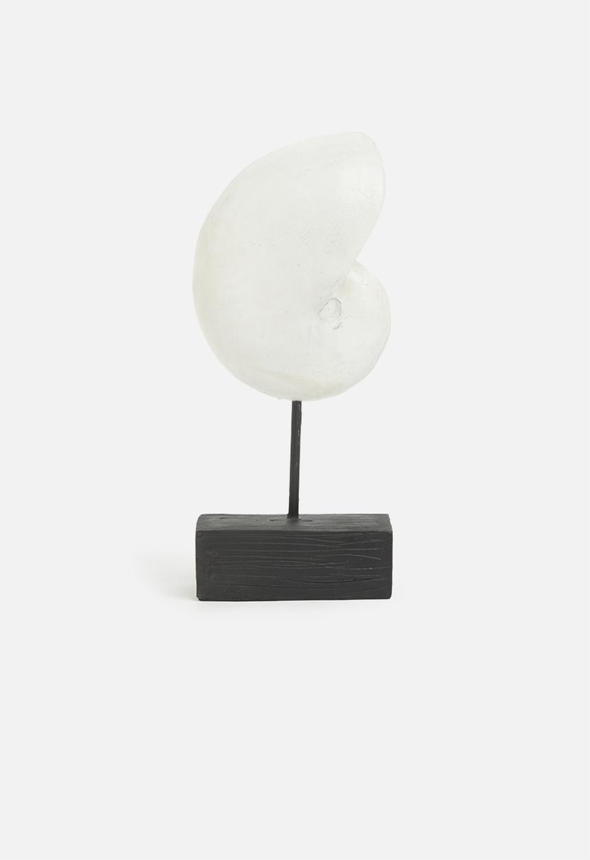 H&S - Spiral shell stand  - white
