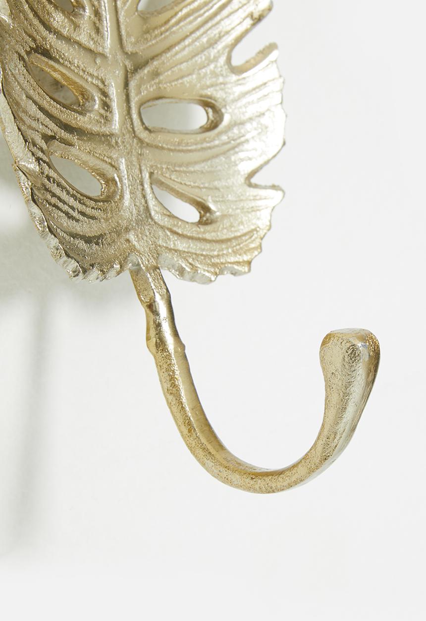 H&S - Monstera leaf hook - gold
