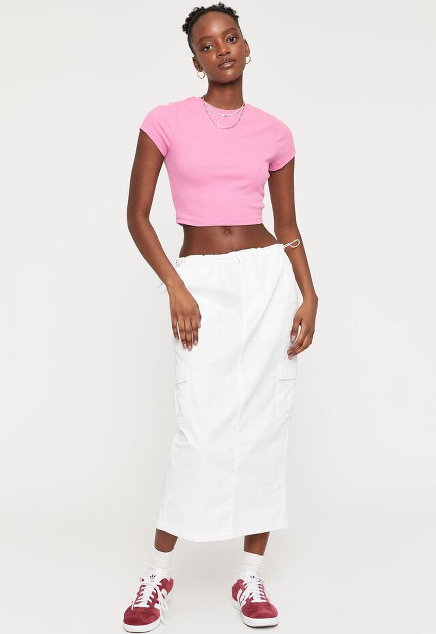 Supré  - Alissa fitted crew top - bubblegum