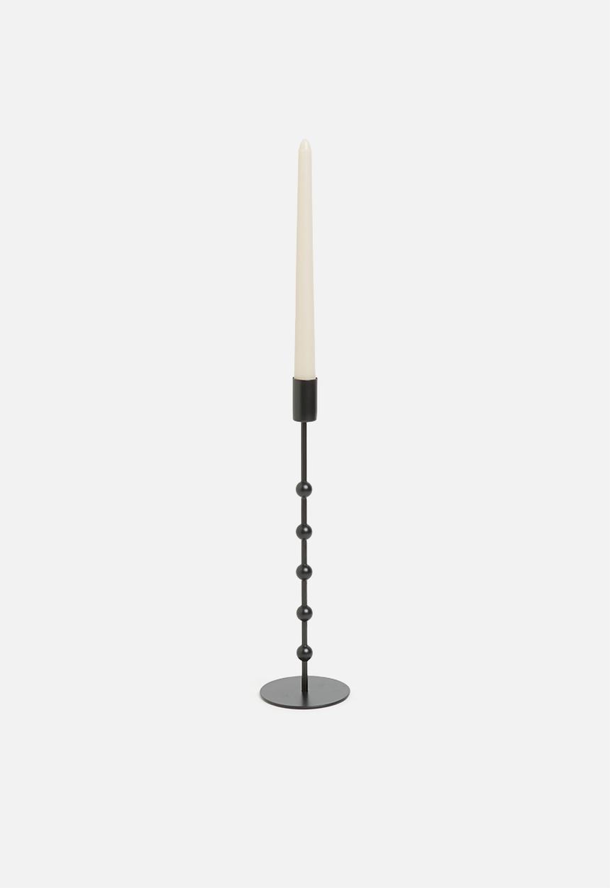 H&S - Standing candle holder - black