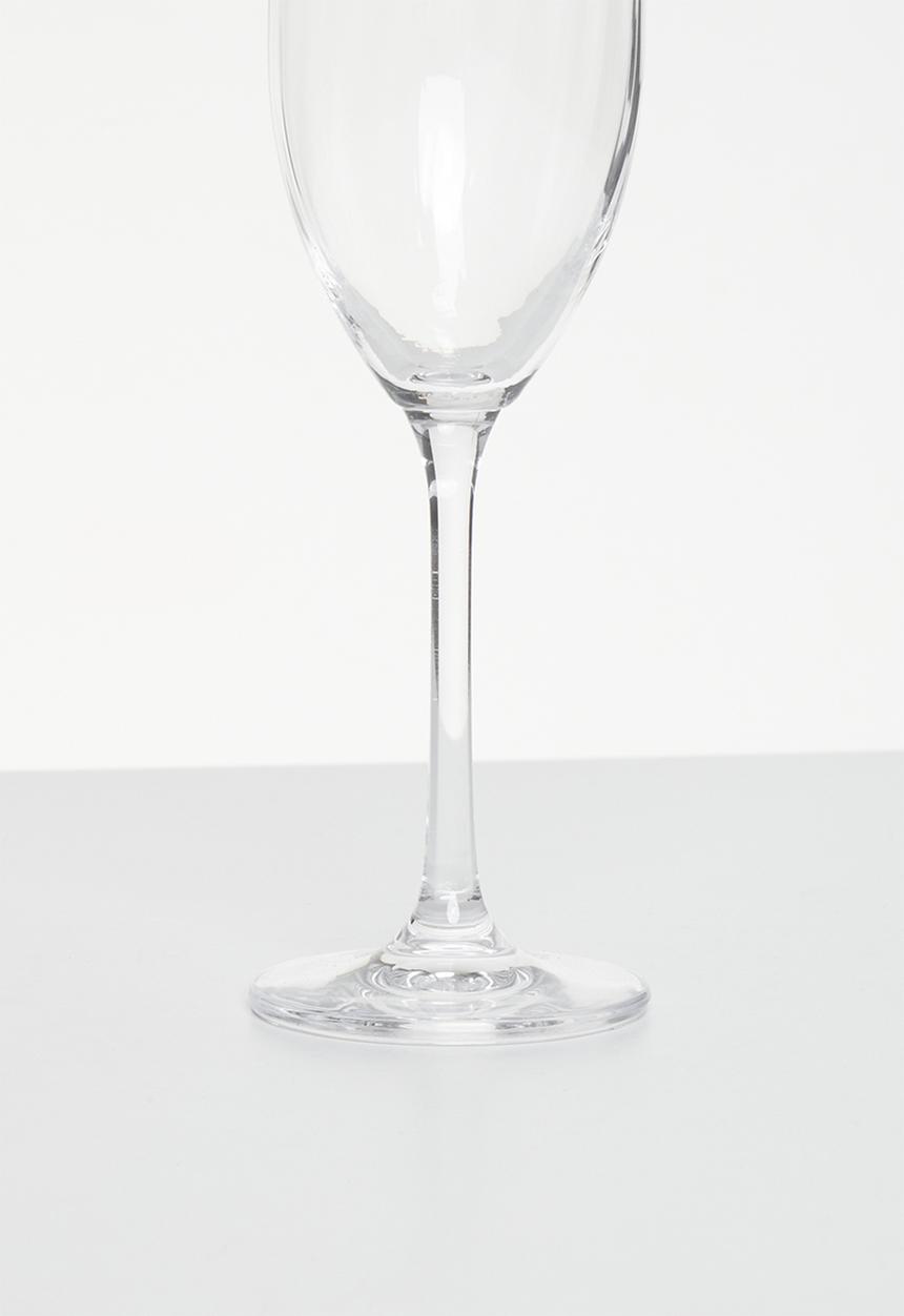 Excellent Houseware - Crystalline champagne set of 2 - clear