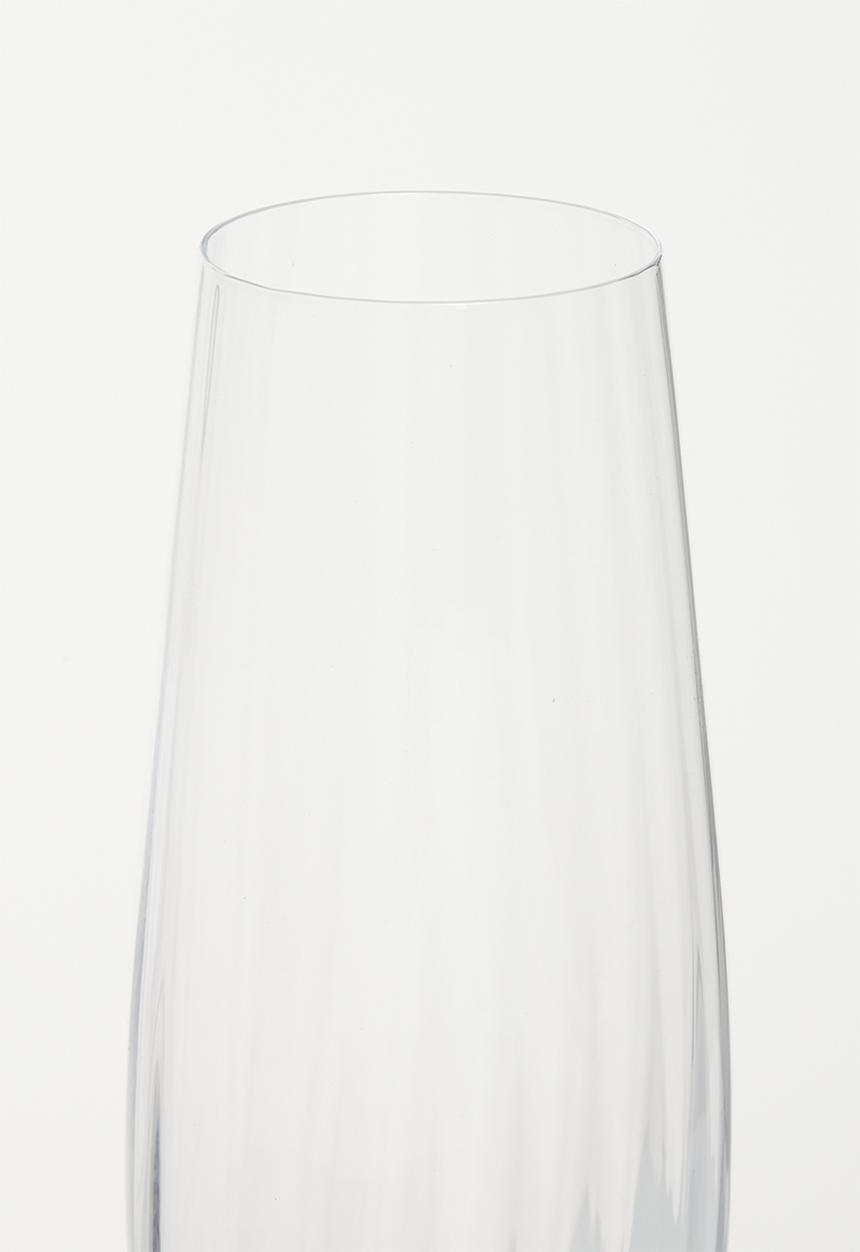Excellent Houseware - Crystalline champagne set of 2 - clear
