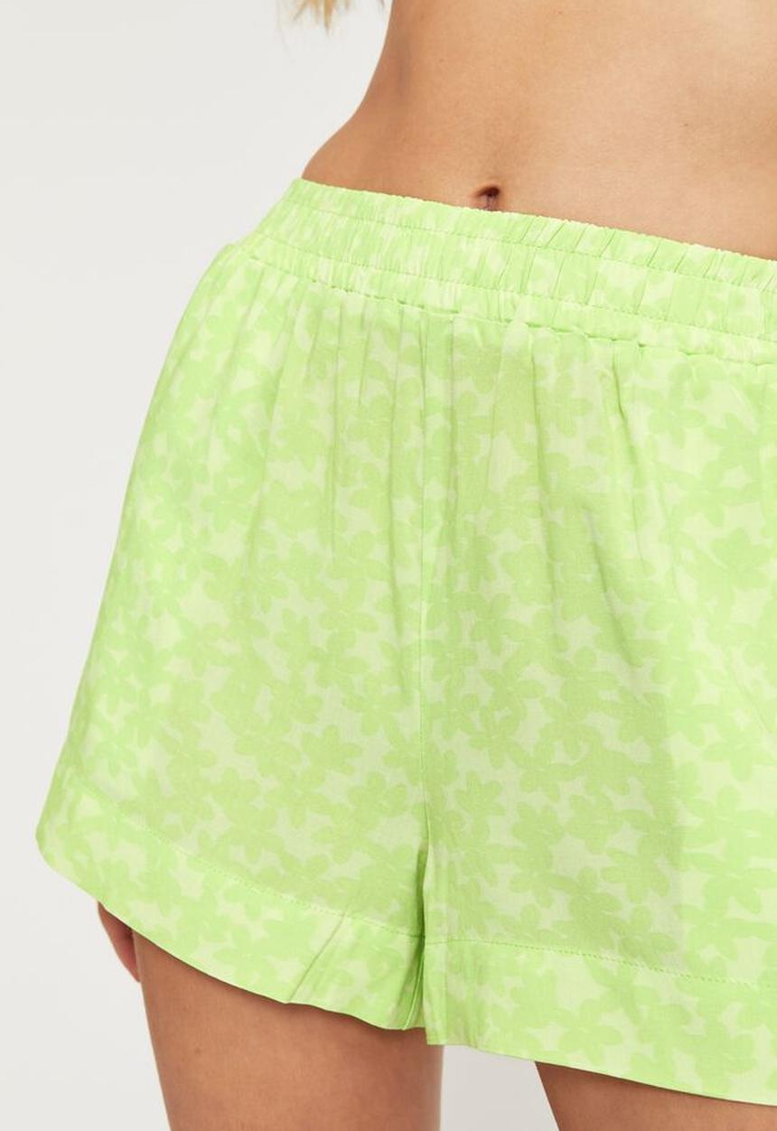 Supré  - Rihanna short - maddy floral lime pop