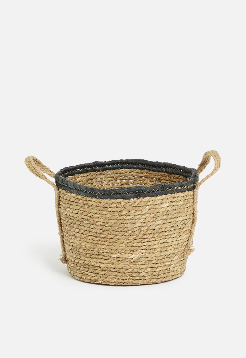 Storage Solutions - Straw basket-  natural