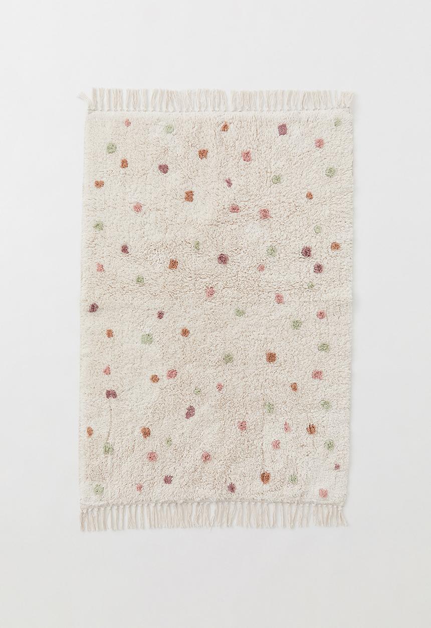 H&M - Spotted cotton rug - beige/multi