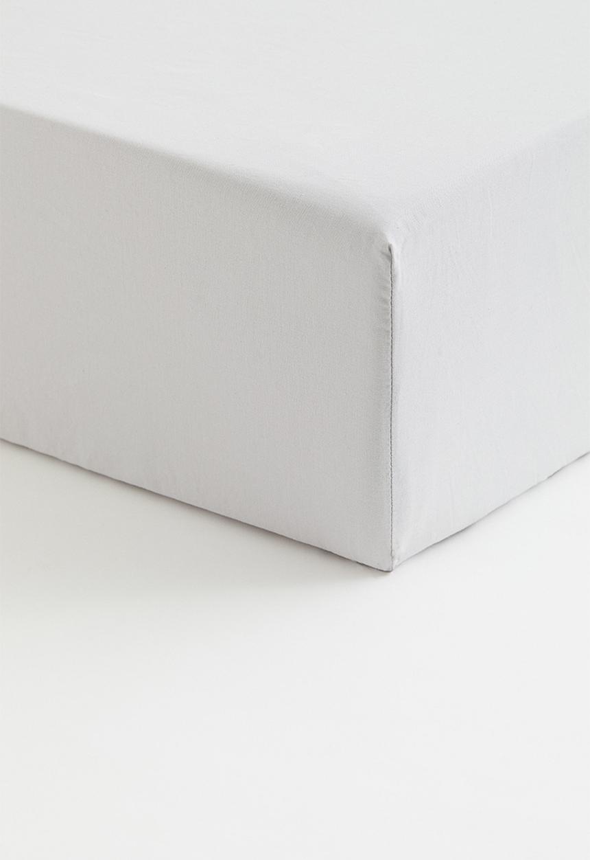 H&M - Fitted cotton sheet - grey I