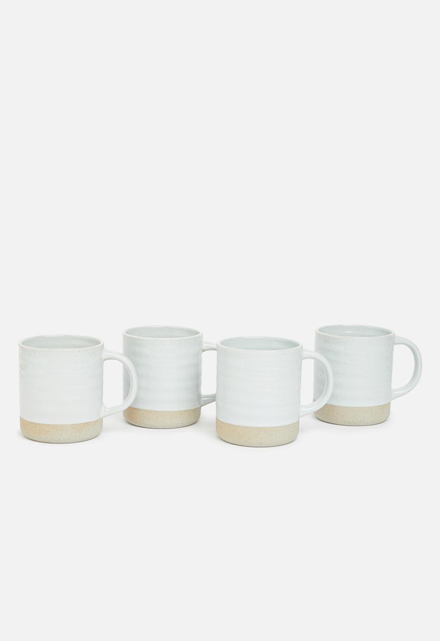 Sixth Floor - Sonto mug set of 4 - natural