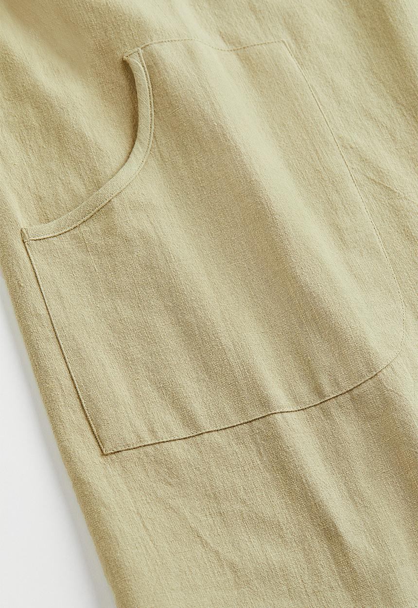 H&M - Flounce-trimmed apron - green