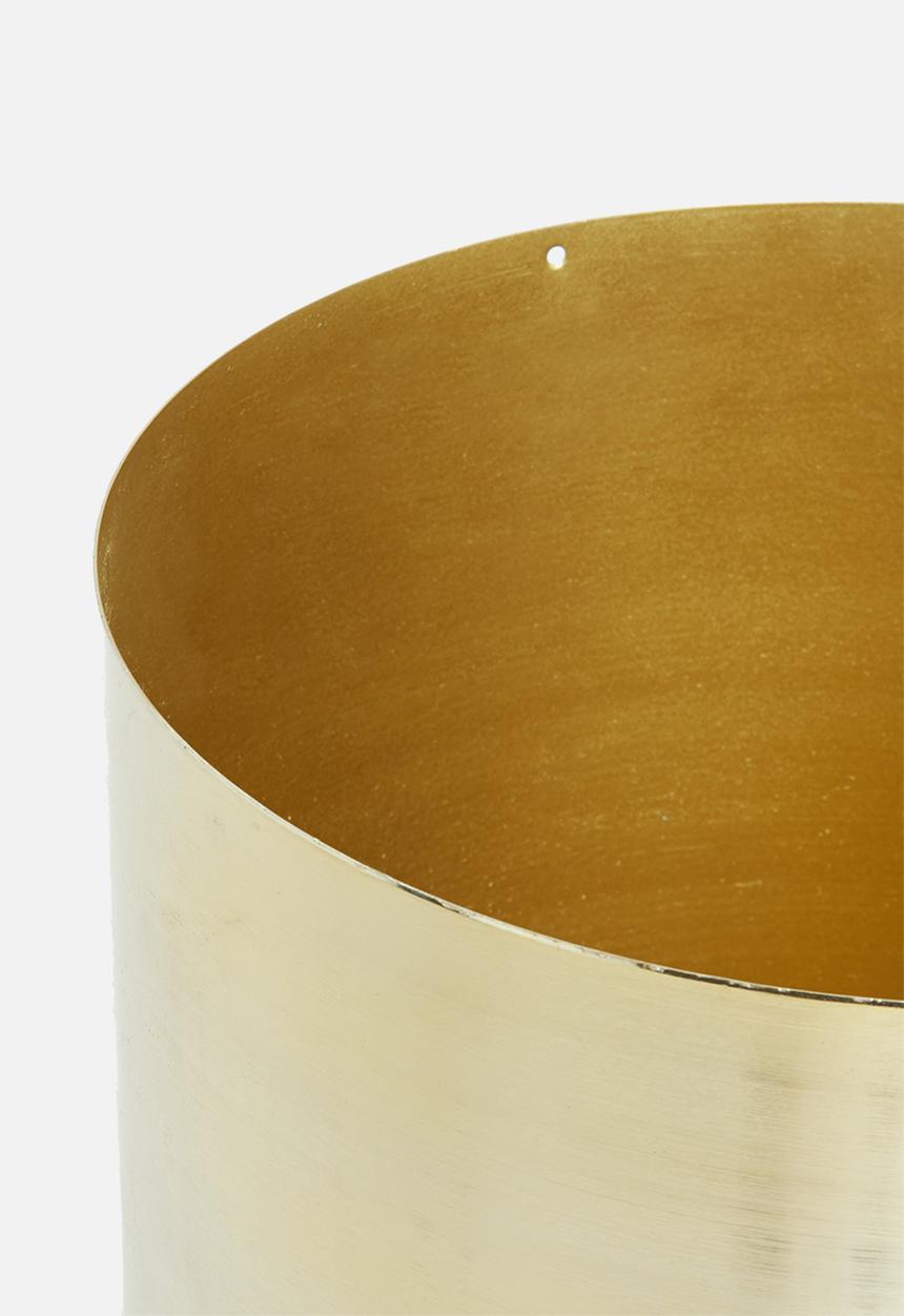 H&S - Standing planter - gold