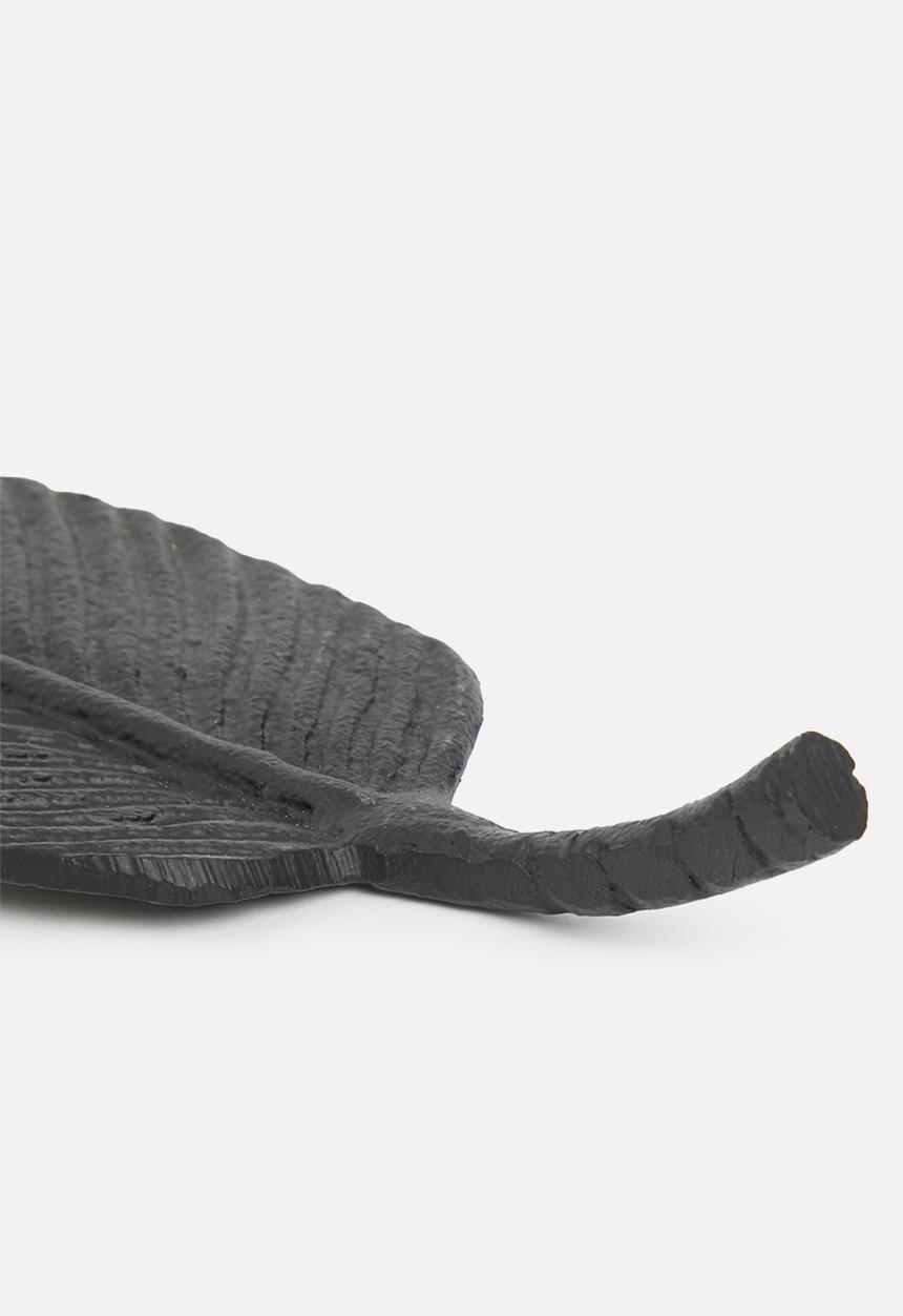 H&S - Banana leaf tray - black