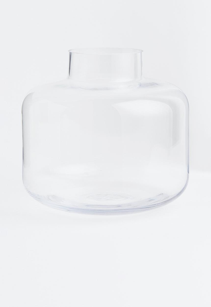 H&M - Large glass vase - transparent