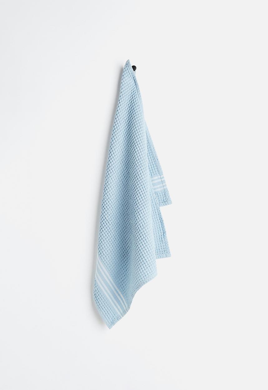 H&M - Waffled tea towel - blue/multi