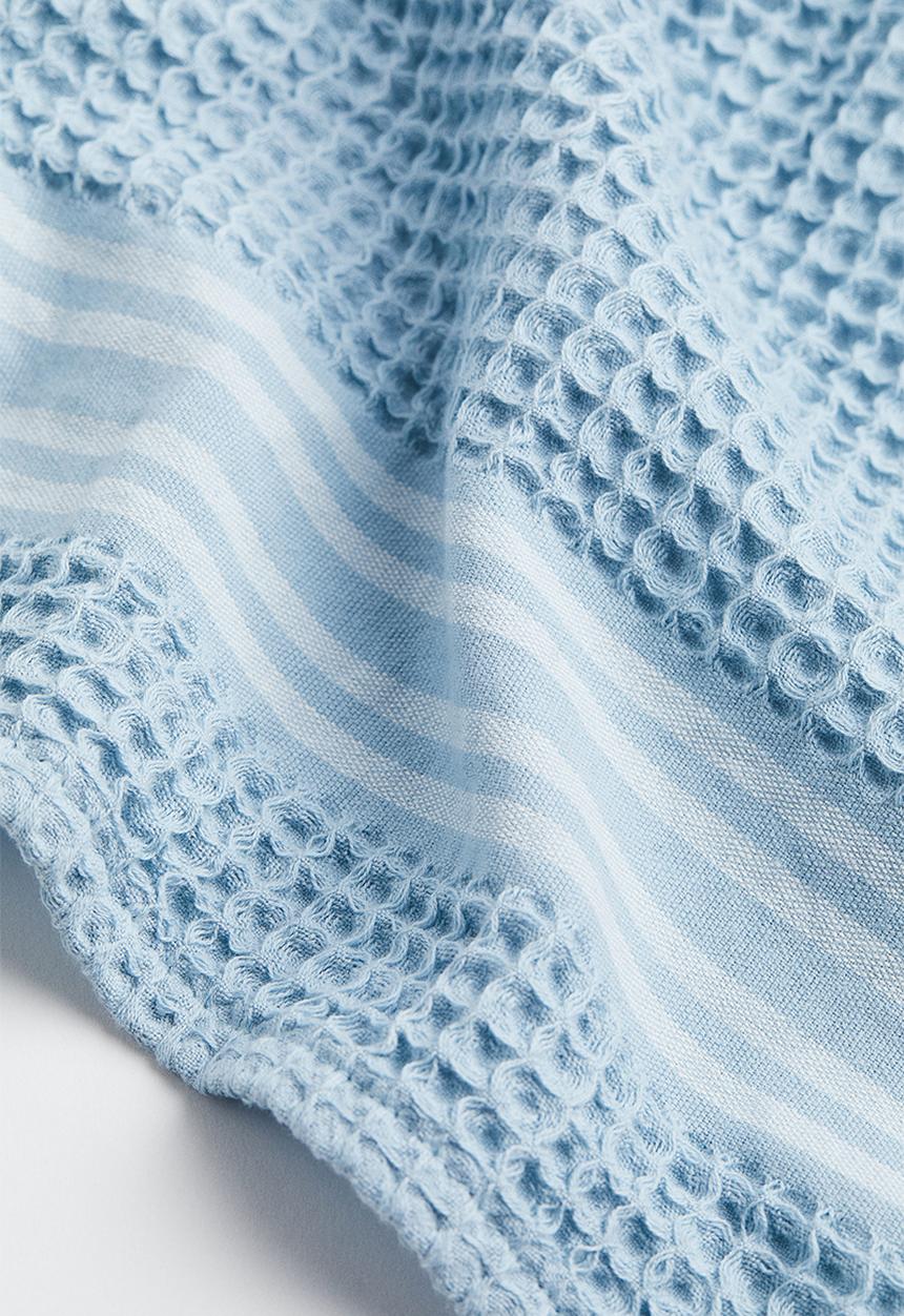 H&M - Waffled tea towel - blue/multi