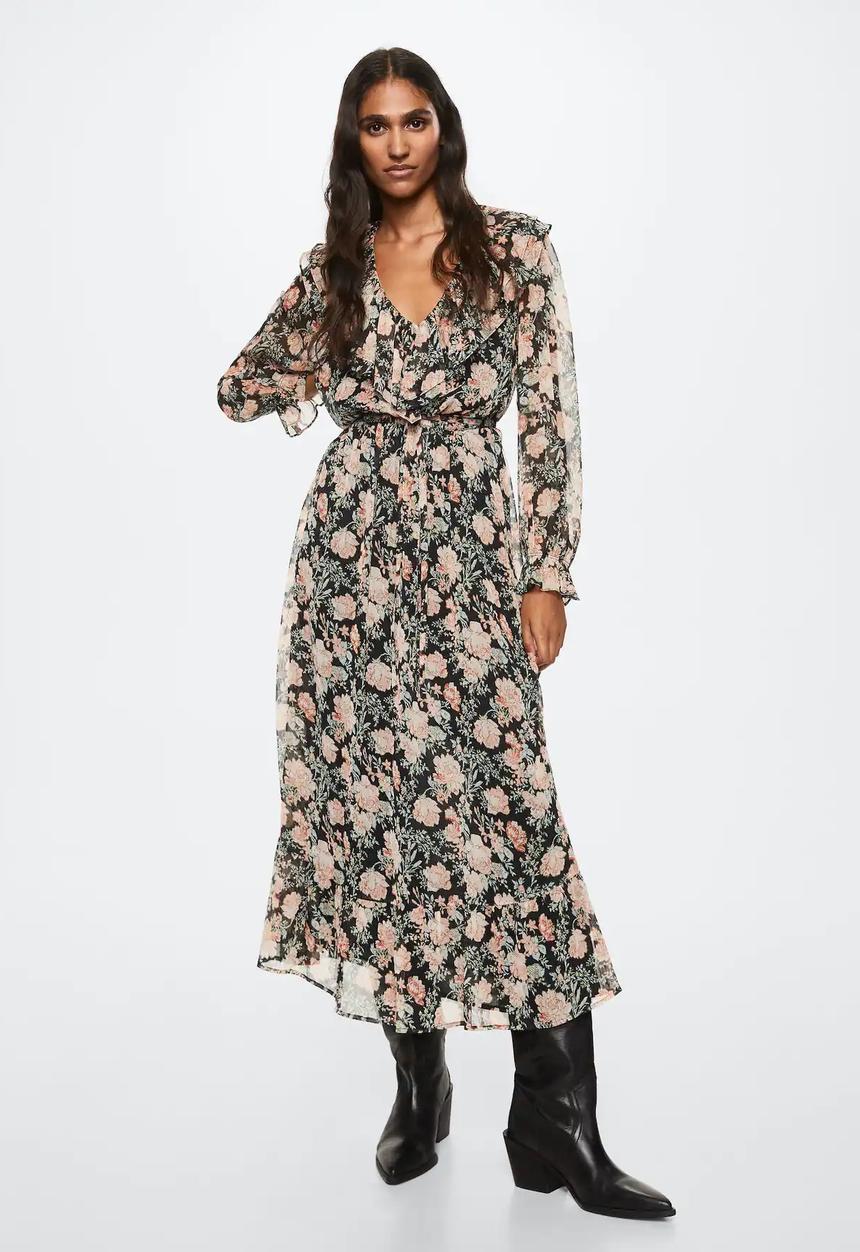 MANGO - Dress moka - pink