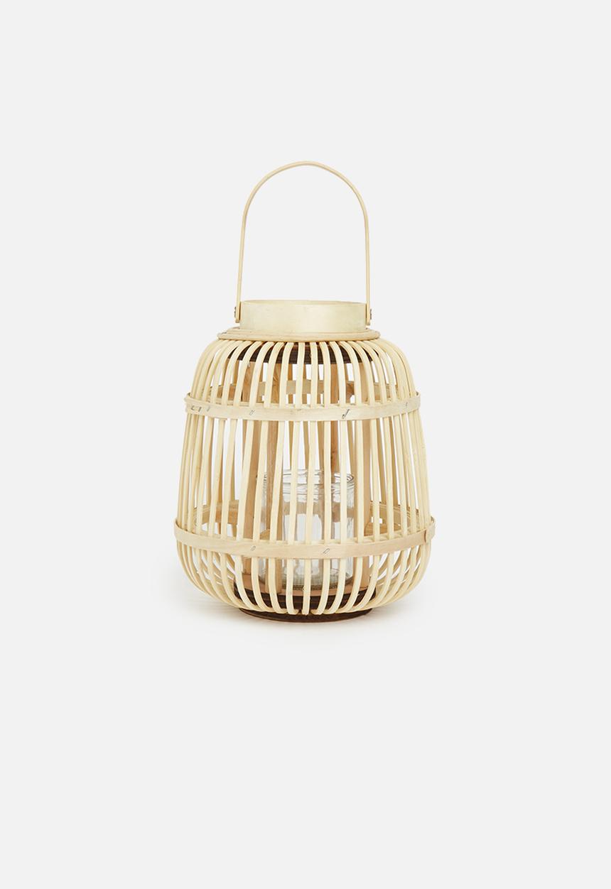 H&S - Bamboo lantern- natural