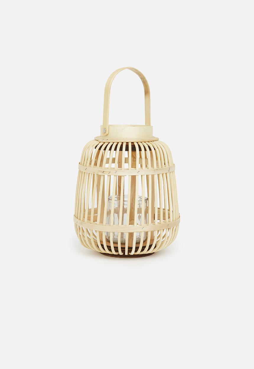 H&S - Bamboo lantern- natural