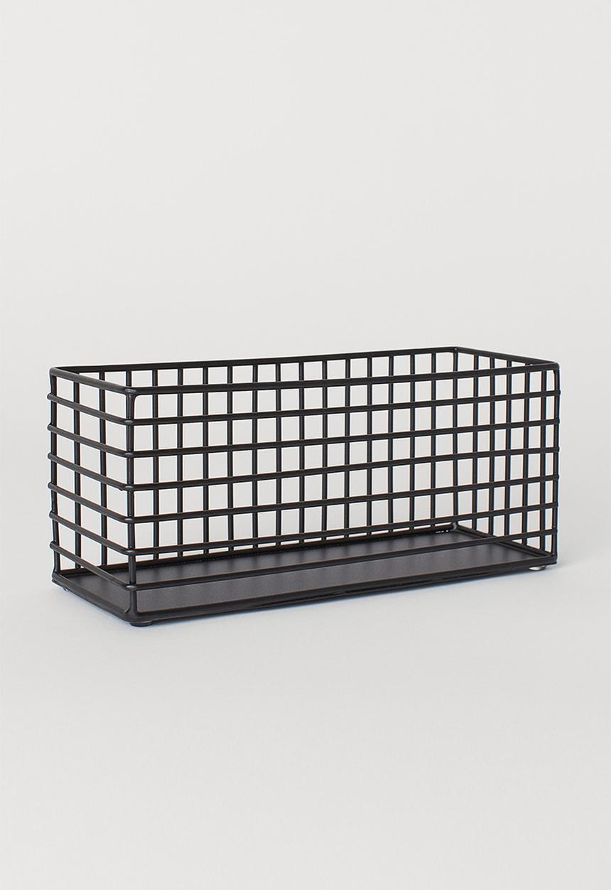 H&M - Metal wire basket - black