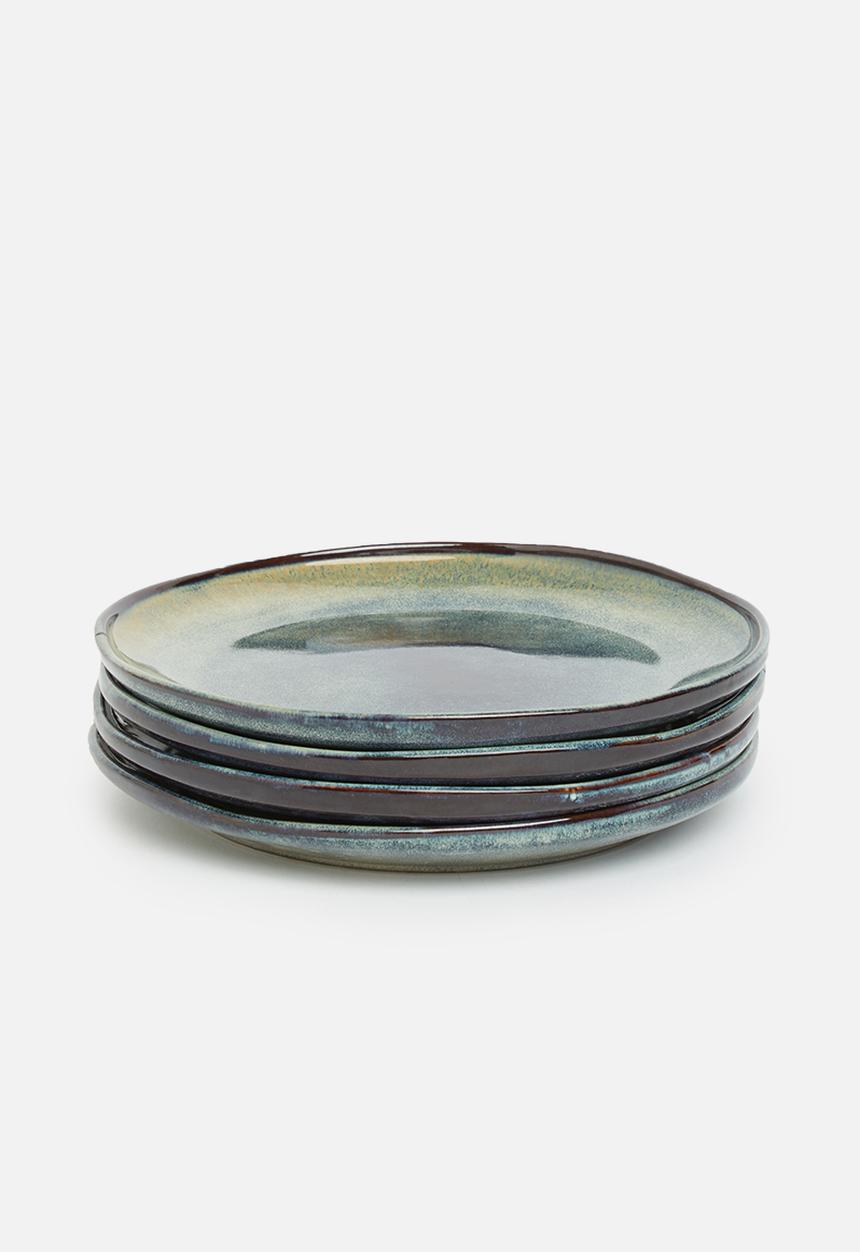 Sixth Floor - Buhle side plate set of 4 - moody