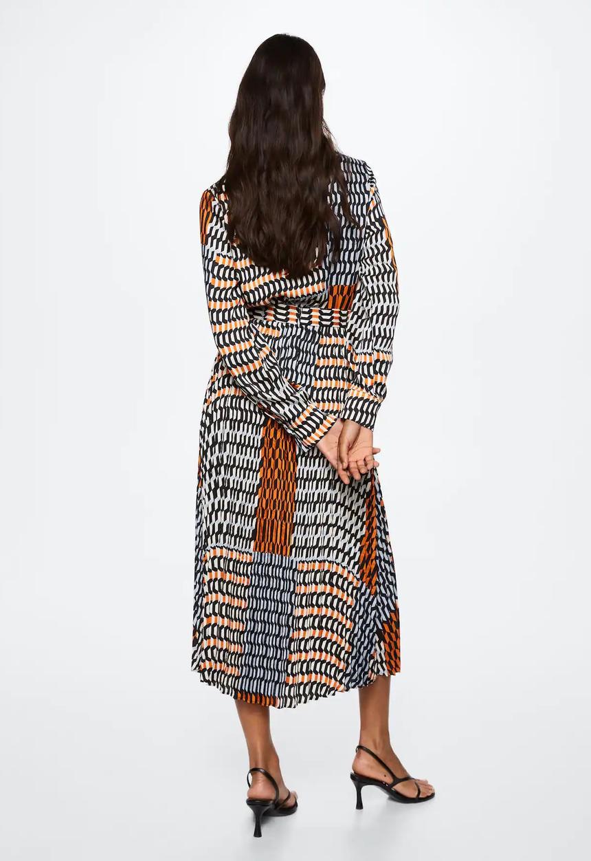 MANGO - Dress westy - orange