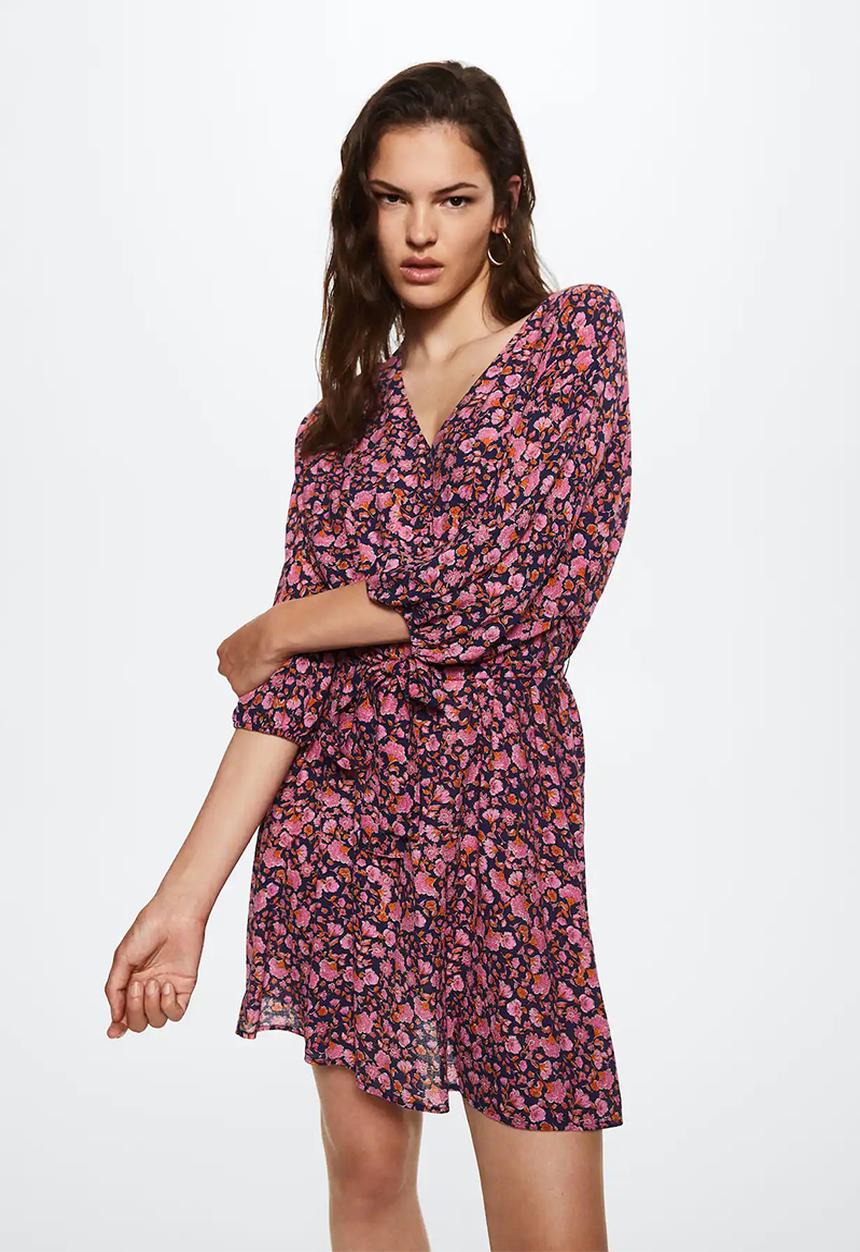 MANGO - Dress domenika - pink