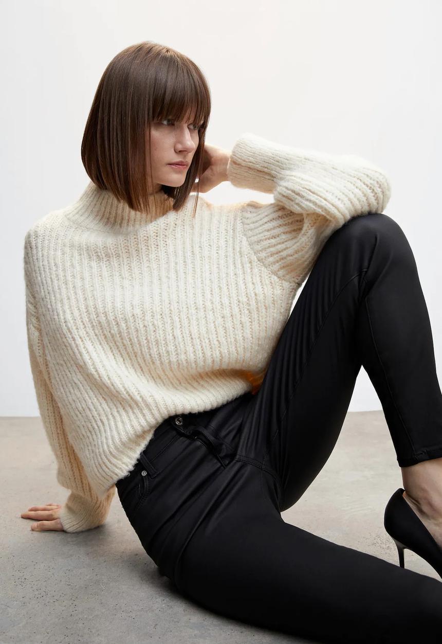 MANGO - Jeans anne - black