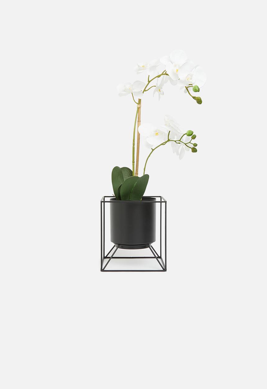 H&S - Flowerpot holder- black