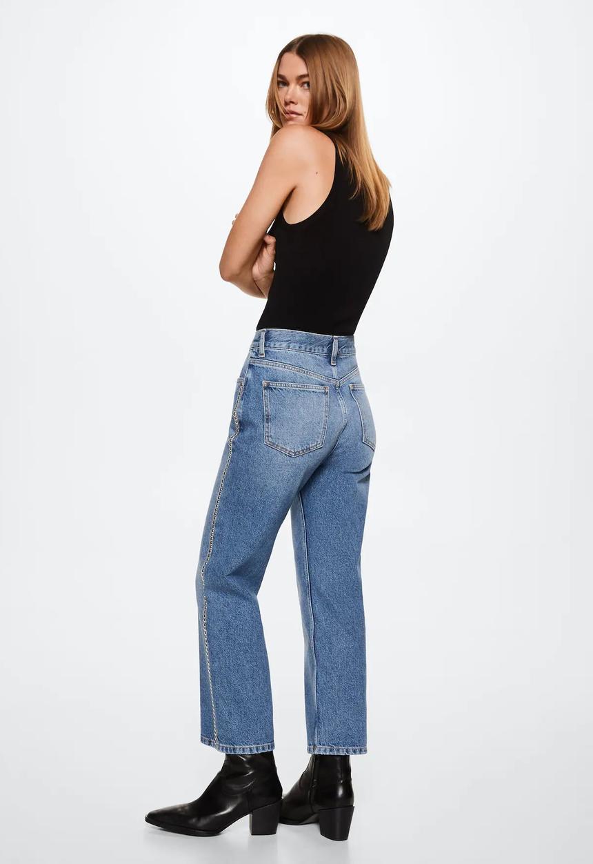 MANGO - Jeans topanga - open blue