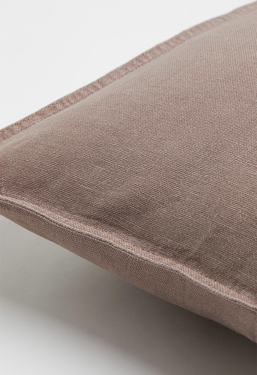 H&M - Washed linen cushion cover - beige