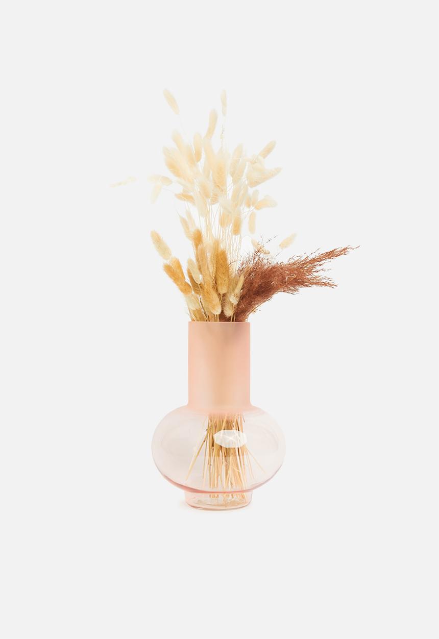 H&S - Bulbous vase - pink