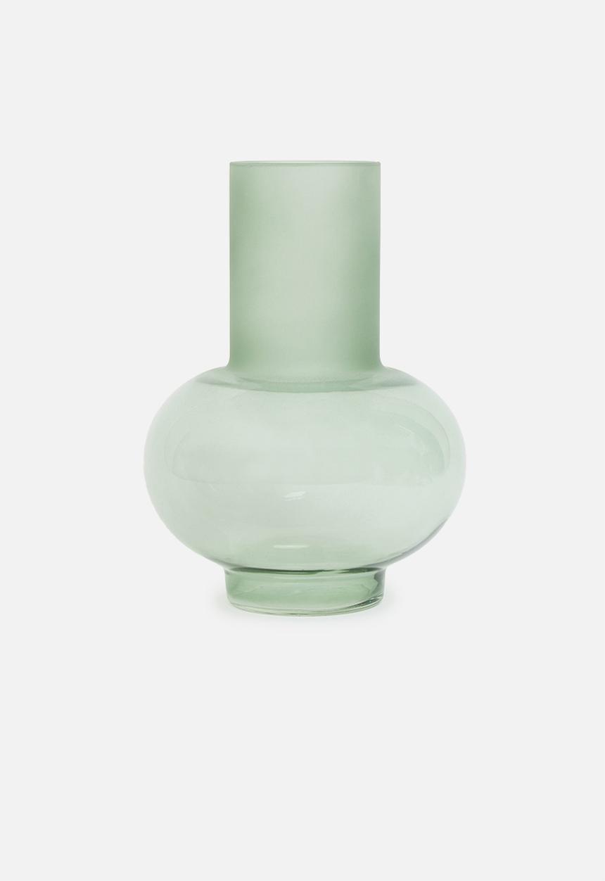 H&S - Bulbous vase - green