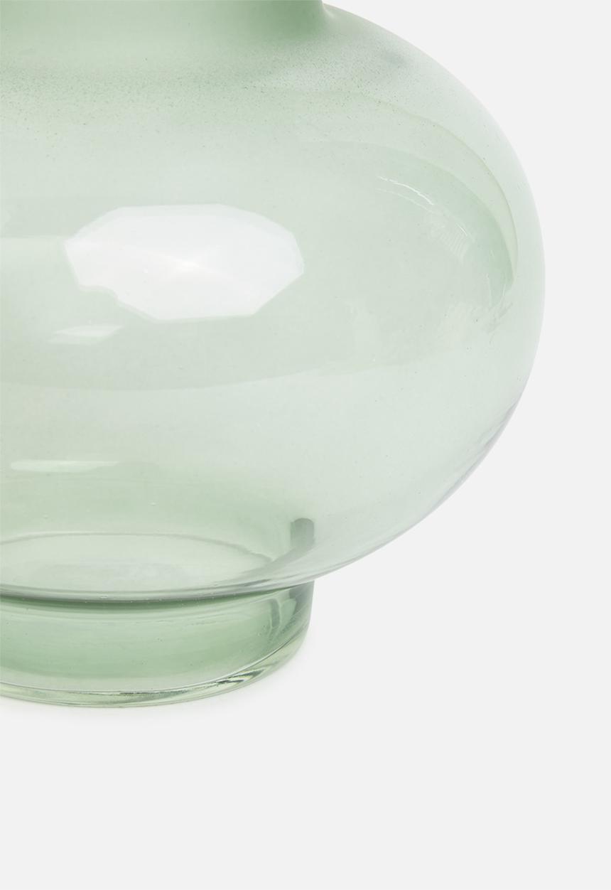 H&S - Bulbous vase - green