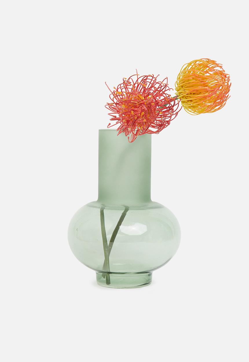 H&S - Bulbous vase - green