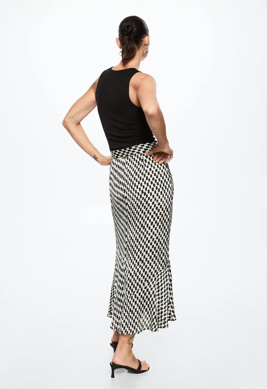MANGO - Skirt sixty - black