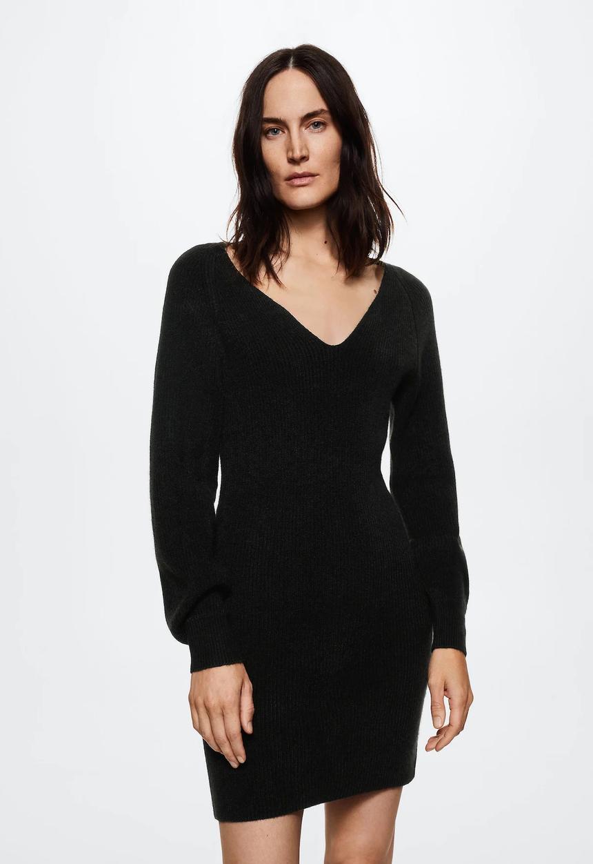 MANGO - Dress jolene - black