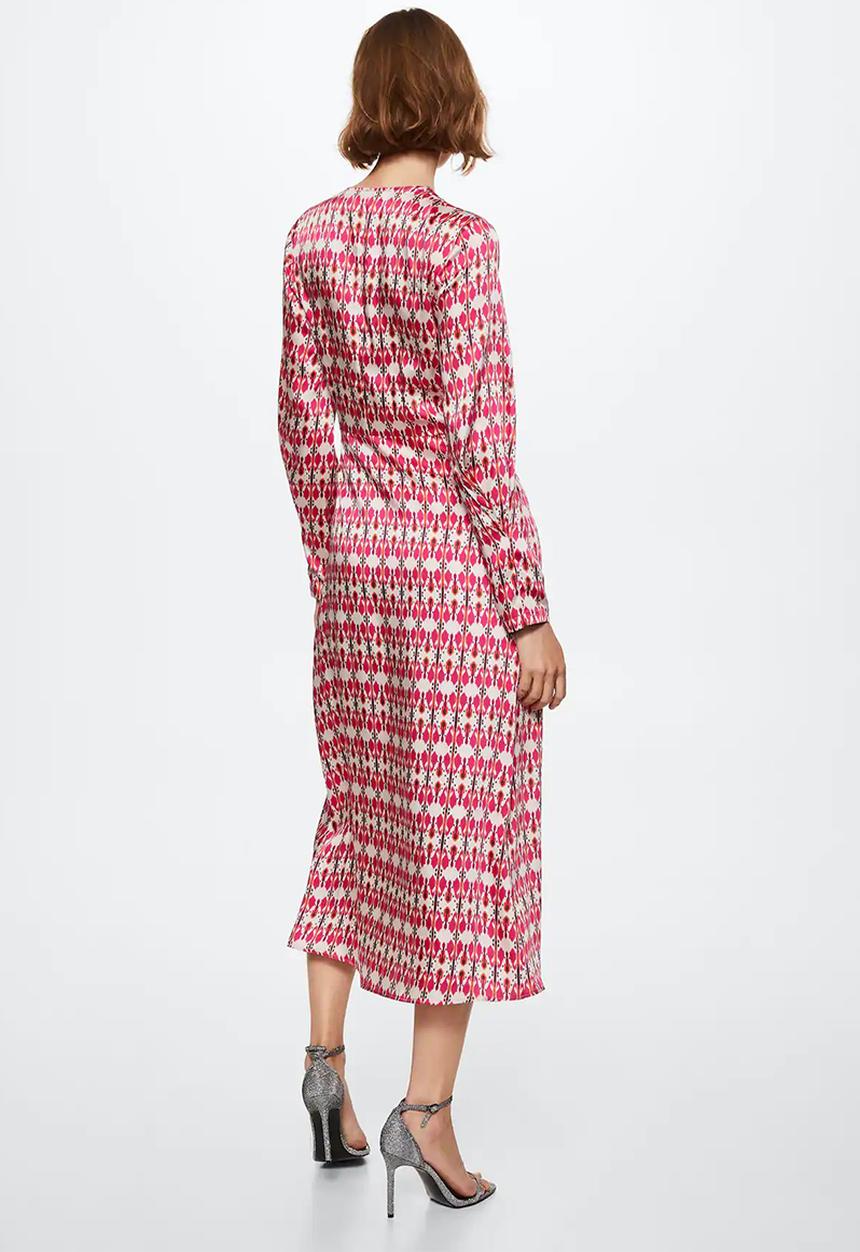 MANGO - Dress silvie - bright pink