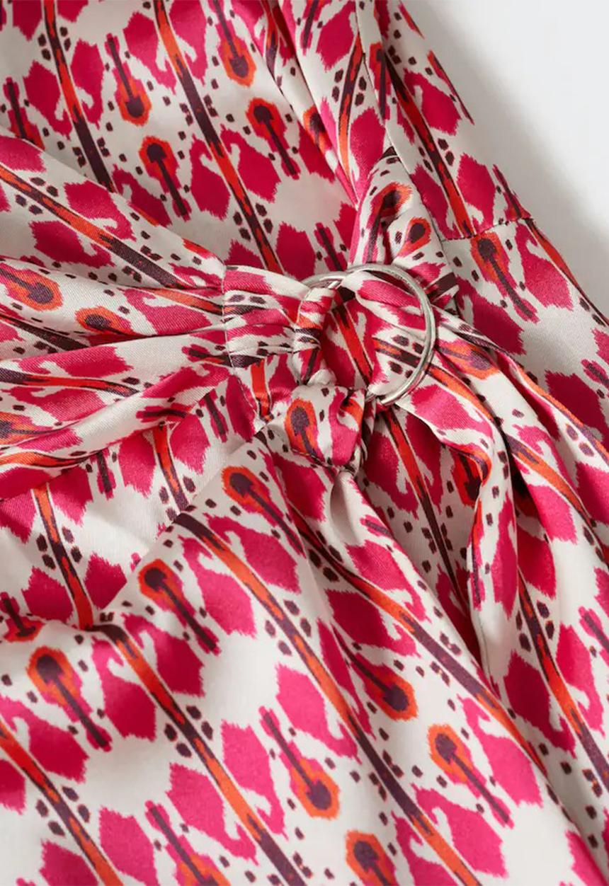 MANGO - Dress silvie - bright pink