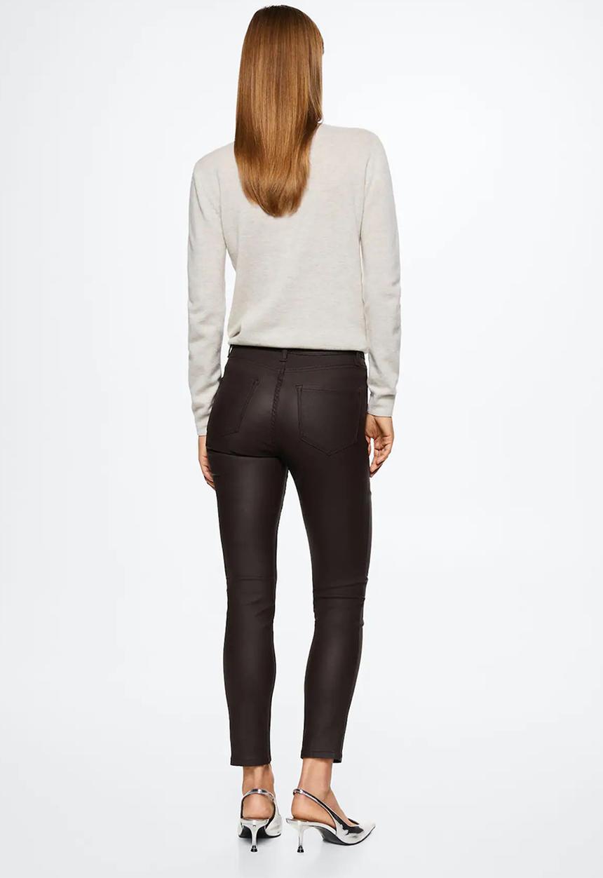 MANGO - Jeans isa - dark brown
