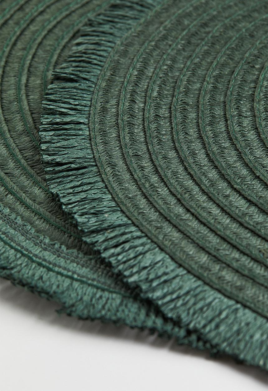 H&M - 2-pack round place mats - green
